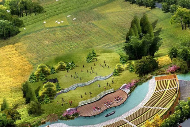 鄉(xiāng)村田園景觀設(shè)計(jì)效果圖